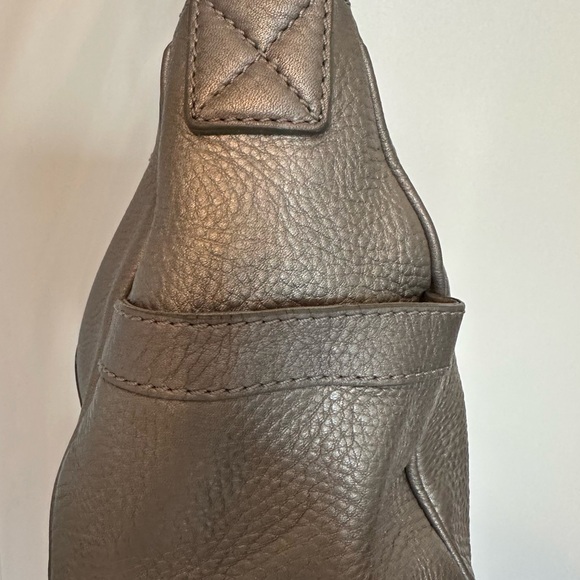 Cole Haan | Pebbled Leather | Grey | Silver | Hobo - Picture 5 of 8